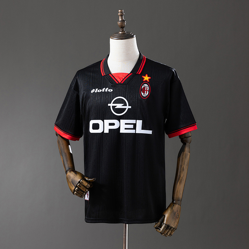 Camiseta retro de visitante del AC Milan 97-98